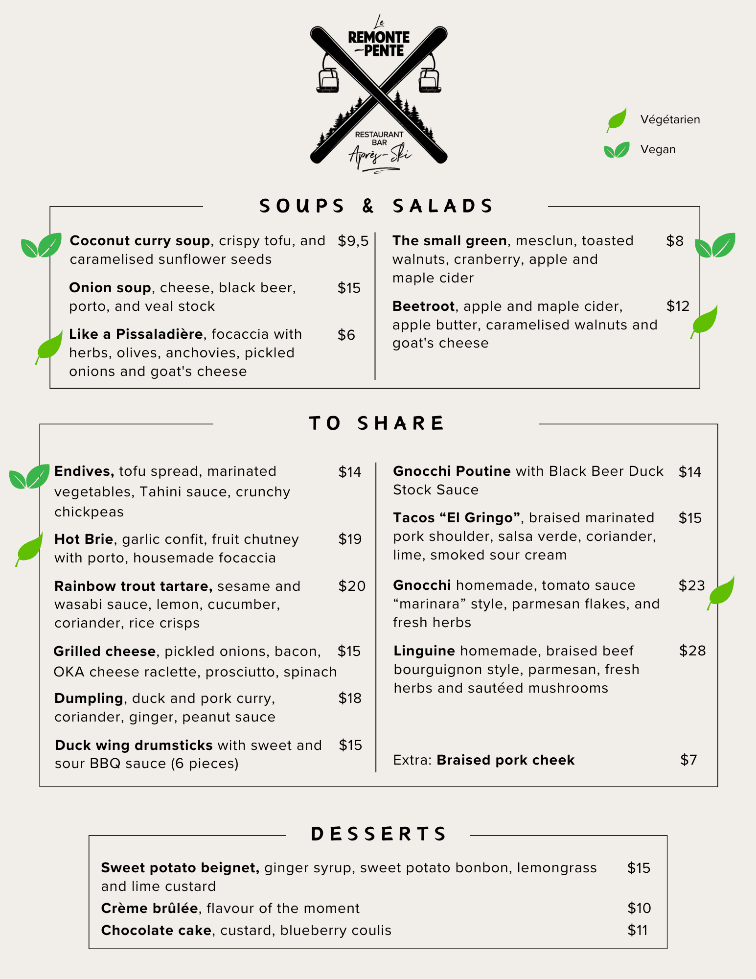 menu page 1